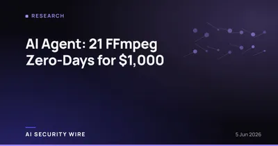 img of AI Agent: 21 FFmpeg Zero-Days for $1,000