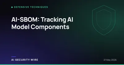img of AI-SBOM: Tracking AI Model Components