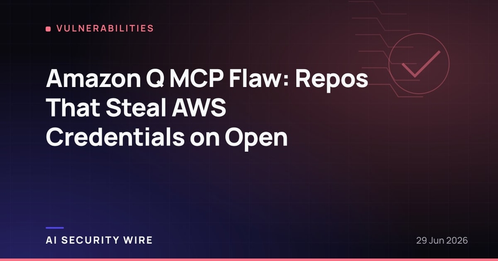 img of Amazon Q MCP Flaw: Repos That Steal AWS Credentials on Open