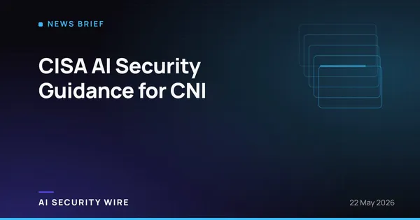 img of CISA AI Security Guidance for CNI