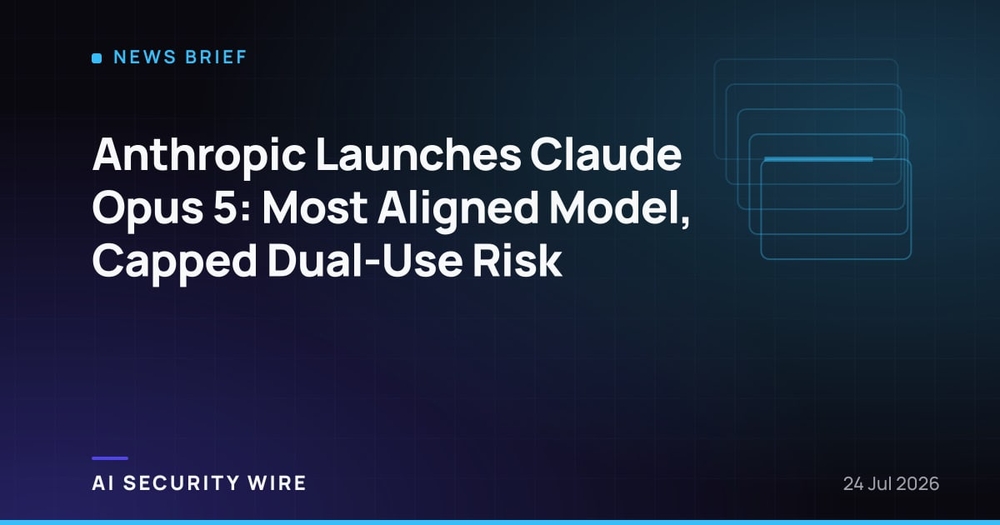img of Anthropic Launches Claude Opus 5: Most Aligned Model, Capped Dual-Use Risk