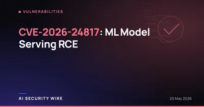 img of CVE-2026-24817: ML Model Serving RCE