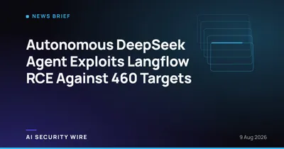 img of Autonomous DeepSeek Agent Exploits Langflow RCE Against 460 Targets