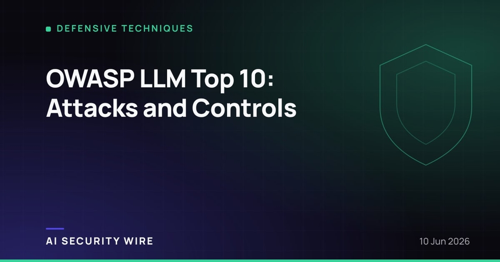img of OWASP LLM Top 10: Attacks and Controls