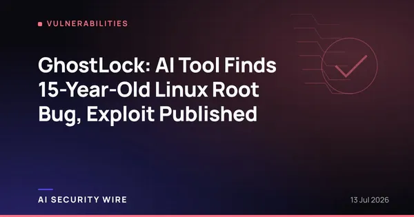 img of GhostLock: AI Tool Finds 15-Year-Old Linux Root Bug, Exploit Published