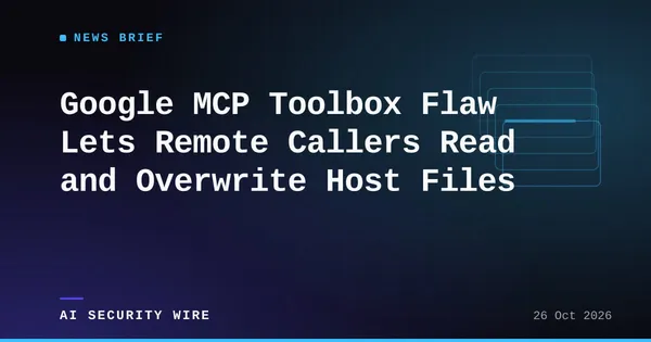 img of Google MCP Toolbox Flaw Lets Remote Callers Read and Overwrite Host Files