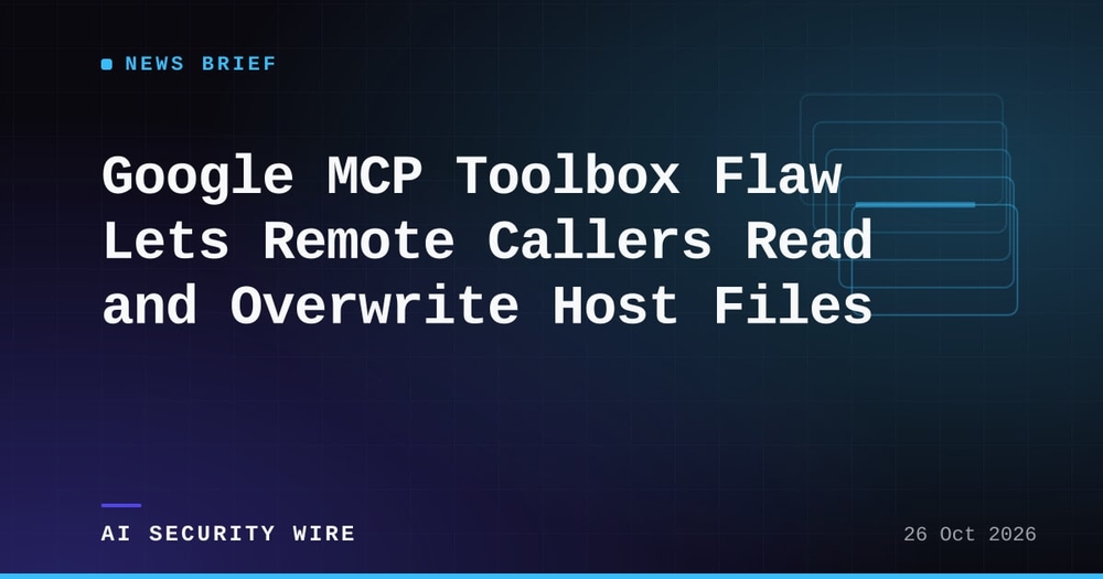 img of Google MCP Toolbox Flaw Lets Remote Callers Read and Overwrite Host Files