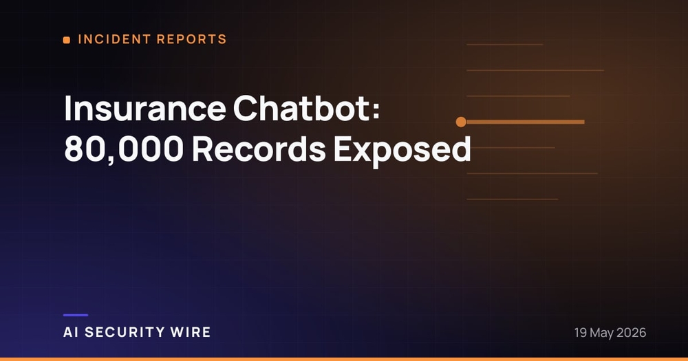 img of Insurance Chatbot: 80,000 Records Exposed