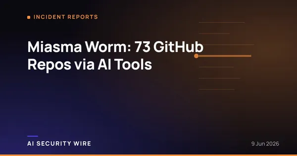 img of Miasma Worm: 73 GitHub Repos via AI Tools