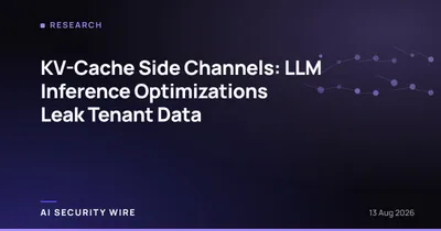img of KV-Cache Side Channels: LLM Inference Optimizations Leak Tenant Data