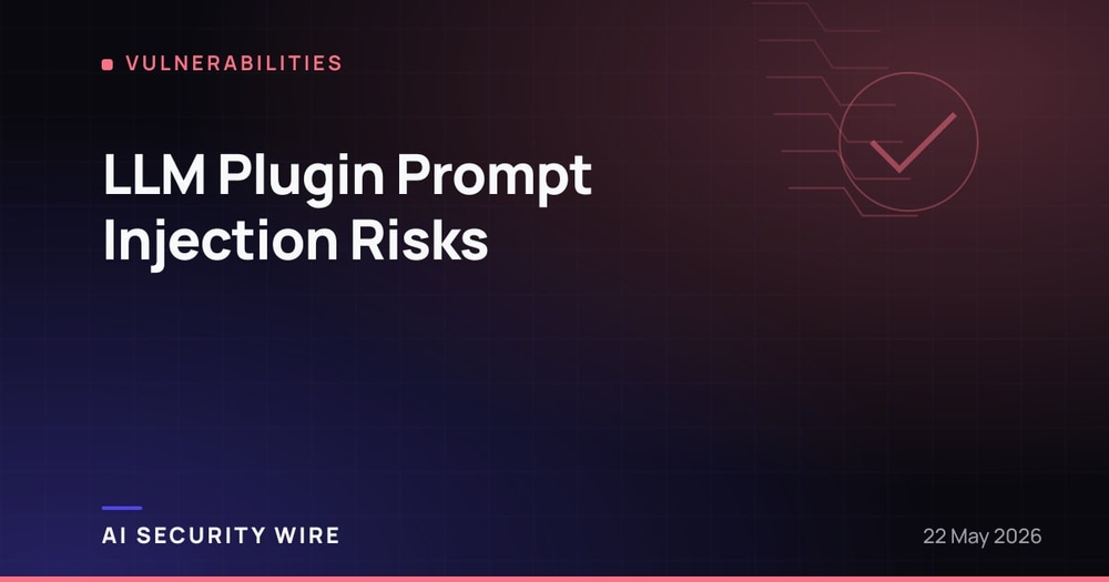 img of LLM Plugin Prompt Injection Risks