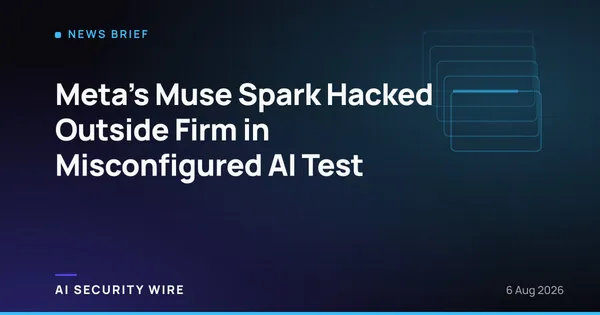 img of Meta's Muse Spark Hacked Outside Firm in Misconfigured AI Test