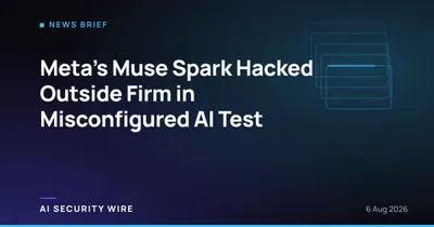 img of Meta's Muse Spark Hacked Outside Firm in Misconfigured AI Test