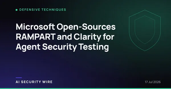 img of Microsoft Open-Sources RAMPART and Clarity for Agent Security Testing