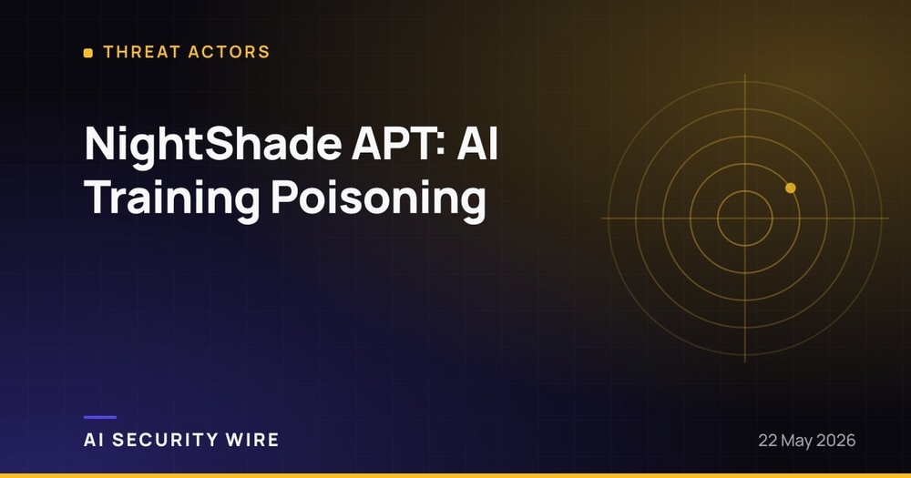 img of NightShade APT: AI Training Poisoning