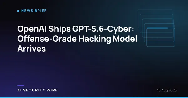 img of OpenAI Ships GPT-5.6-Cyber: Offense-Grade Hacking Model Arrives