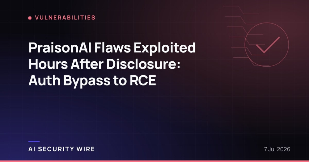 img of PraisonAI Flaws Exploited Hours After Disclosure: Auth Bypass to RCE
