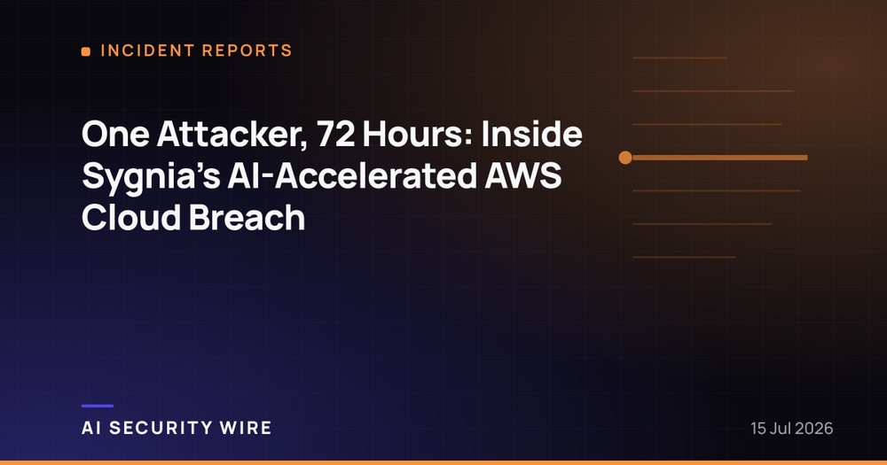 img of One Attacker, 72 Hours: Inside Sygnia's AI-Accelerated AWS Cloud Breach