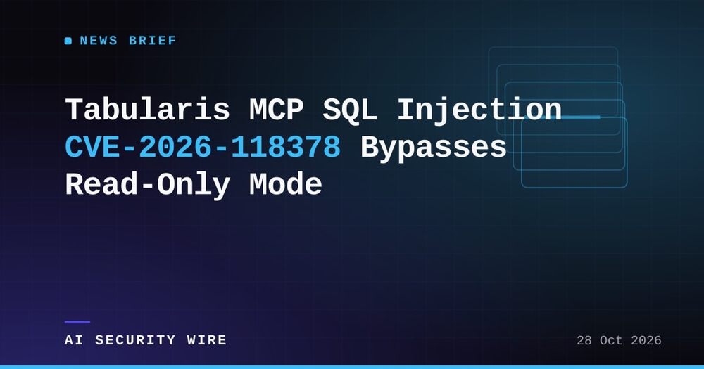 img of Tabularis MCP SQL Injection CVE-2026-118378 Bypasses Read-Only Mode