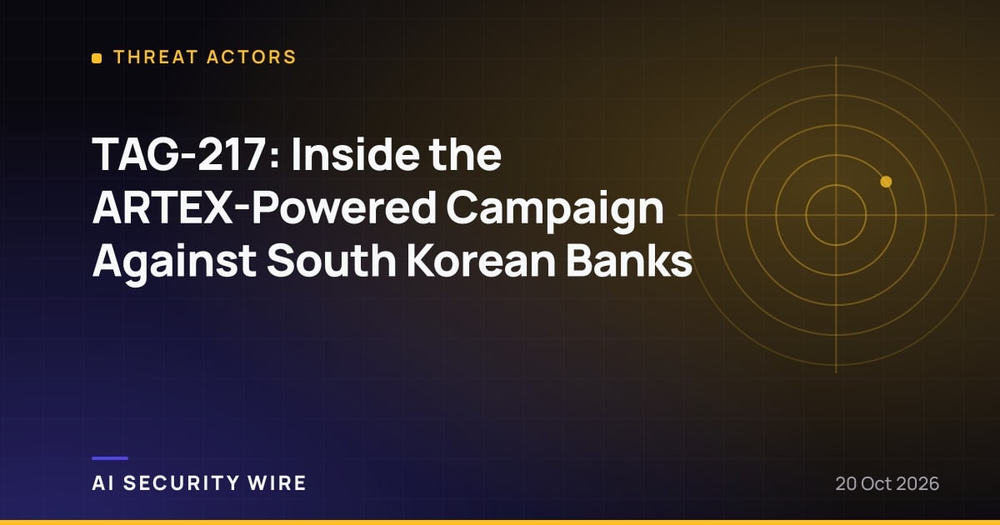 img of TAG-217: Inside the ARTEX-Powered Campaign Against South Korean Banks