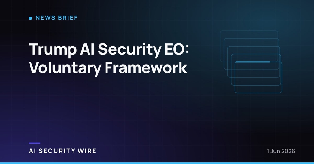img of Trump AI Security EO: Voluntary Framework