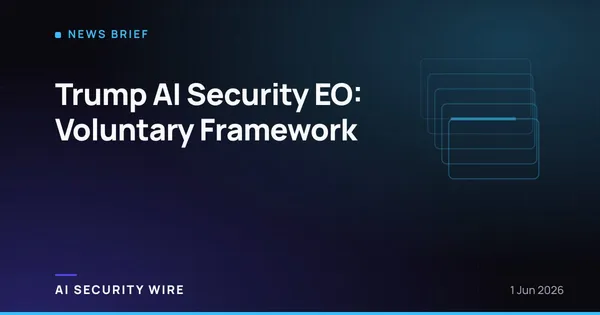 img of Trump AI Security EO: Voluntary Framework